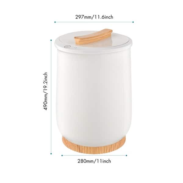 Bucket Style Towel Warmer Fits Up to Two 40X70" Towels - Bed Bath & Beyond - 38879680